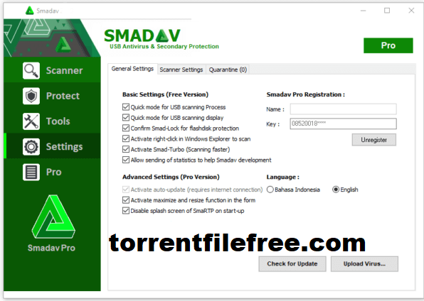 Smadav Pro 15.1 Crack Plus license Key Latest Version 2024